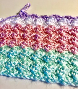 How to Crochet the Easy Blanket Stitch, Beginner Crochet Pattern, Crochet Stitch Tutorial, Crochet Blanket PDF Pattern - Etsy