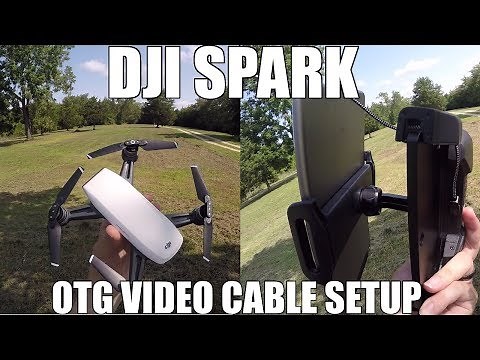 DJI Spark OTG Cable Setup in Minutes