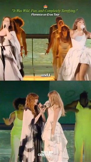 Florence Welch's First Eras Tour Stage — "It Was Like Landing on Mars." 🚀✨ #taylorswift #erastour