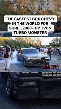 2000+ hp box Chevy is definitely the fastest in the world