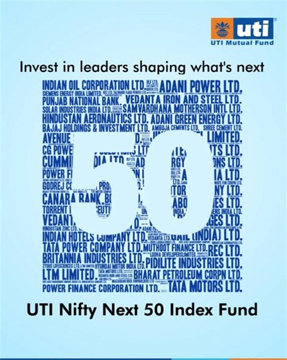 Invest in Leaders shaping what's next | UTI Nifty Next 50 Index Fund