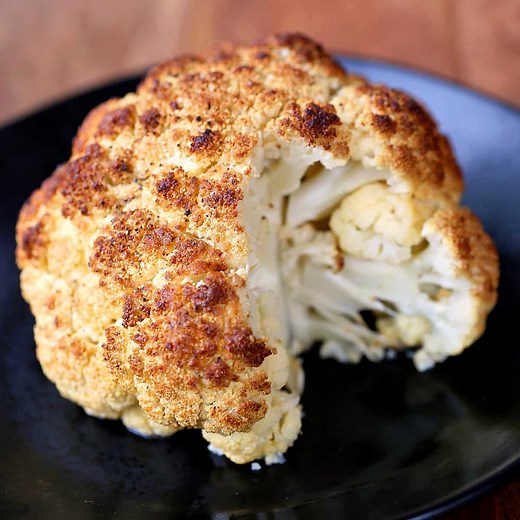 Whole Roasted Cauliflower Recipe - Healthy Recipes Blog