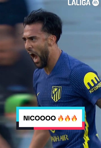 WHAT A GOAL, NICOOO 🔥 #atleticodemadrid #LALIGA #LALIGAHighlights #football #futbol
