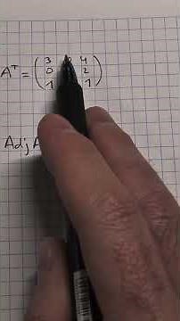 How to calculate the inverse of a matrix