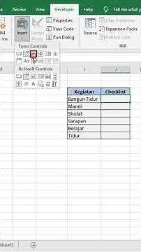 Cara Membuat Checkbox di Excel #checkbox #excel #tipsexcel