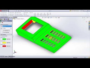 SolidWorks Tutorial In Tamil 96 : Draft Analysis | Mold Tool