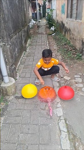 Meletuskan Balon Air #balloon #balonair #balonwarnawarni