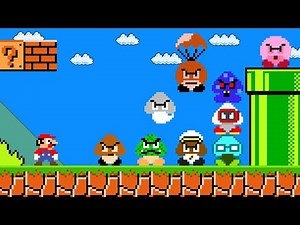 What if Mario had Custom Goombas in Super Mario Bros.?