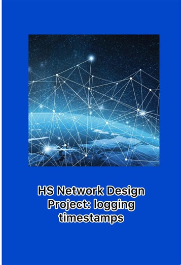 HS Network Design Project: Configure timestamps for logs
