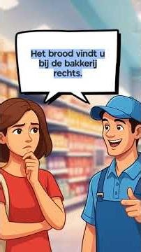🇳🇱 Learn Dutch with Easy Dialogues | In de supermarkt
