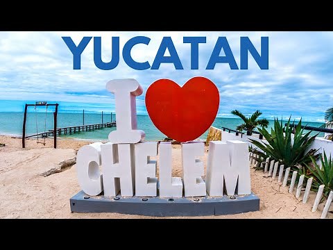🇲🇽 Chelem Puerto Walking Tour from Beach to Mangroves 2021 | Mexico Travel | Yucatan Peninsula