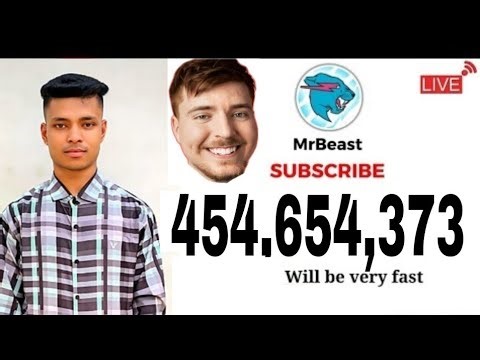 Mr Beast Subscriber Count Live today