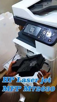 Hp Laser jet MFP M72630 - Hp Printer Unboxing installation Video