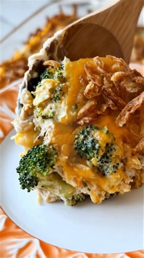 French Onion Broccoli Cheese Casserole *There’s a certain warmth that comes from a dish layered with caramelized onions, tender broccoli, and a rich, bubbling cheese sauce. It’s the kind of comforting casserole many of us remember serving at holidays or bringing to potlucks—classic, cozy, and always the first to disappear.* What You'll Need (1 tablespoon) olive oil (2 tablespoons) unsalted butter, for onions (2 large) yellow onions, thinly sliced (1/2 teaspoon) granulated sugar (1 teaspoon) kosh