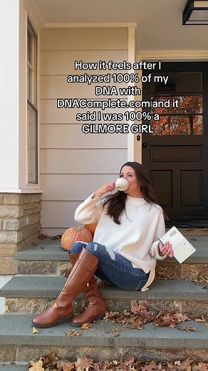 DNAComplete.com confirmed I’m 100% a Gilmore girl. 💗🍂 Curious about your DNA story? Visit @DNA Complete and find out more! Via: @Brittney Bertier