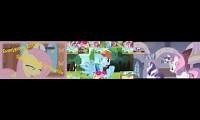 Mix of 3 videos from youtube : MLP Sparta Pulse V7 Remix 3parison