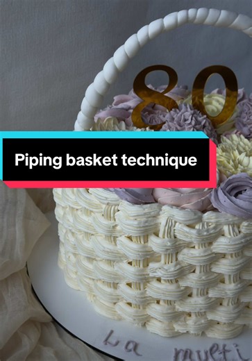 Mastering Buttercream Basket Piping Techniques