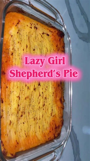 Lazy Girl's Shepherd's Pie Recipe