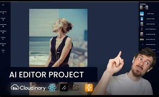 使用 Next.js 14 + Cloudinary +Shadn/CN+ Zustand 构建一个人工智能图像/视频编辑器