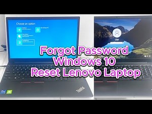 Forgot Password Windows 10 Reset Lenovo Laptop | Unlock & Reset Without Password | Easy Method 2025