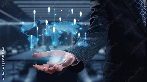 Business person engages in networking, building valuable connections. Effective people networking strategies to broaden professional network and opportunities UUID