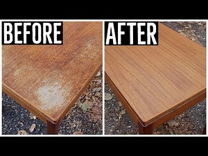 Thrift Store Rescue #13 | Furniture Restoration | Refinishing A Thrift Store Norwegian Teak Table