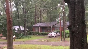 Raw: Watch a transformer explode, a neighborhood lose power during Hurricane Michael