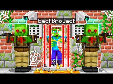 I Got Trapped in Zombie Apocalypse Minecraft Prison!