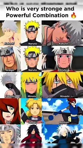 Which Naruto Combo Is the Strongest? 🔥🥵 #naruto #narutoshippuden #anime #animeedit #shorts #viral