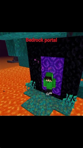 Java portal vs bedrock portal 💀