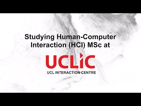 Human-Computer Interaction Master's Degree at UCL