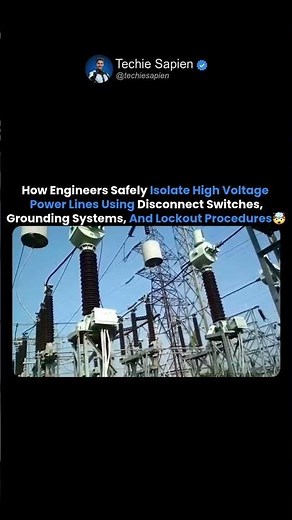 How High Voltage Power Lines Are Safely Isolated For Maintenance 🤯
