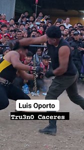 Luis Oporto vs tru3n0 Caceres #reelsfbシ #boxeo #takanakuy | Costumbres Al Extremo