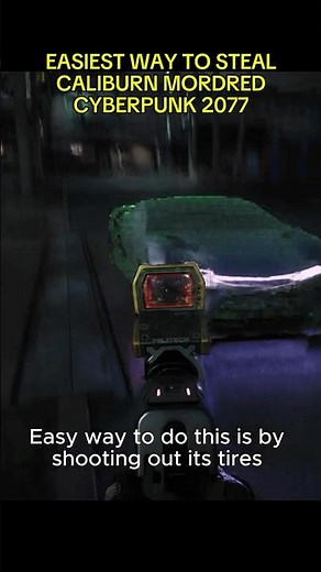 Easiest Way to Get the Caliburn Mordred | Cyberpunk 2077 #shorts