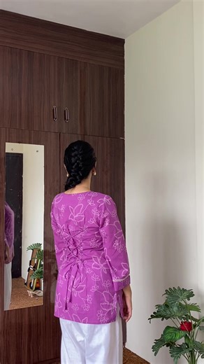 Roohi Corset Back Kurthi with long sleeve ✨ #aasha #kurti #fyp #foryoupage