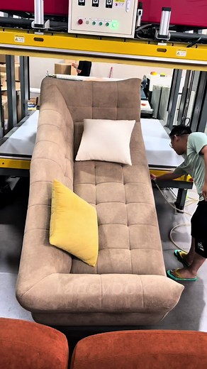 Compressed sofa after packing in a small box High-quality compressed sofa, small packaging size, saving 90% on transportation costs #Furnituresupplier #homeFurniture #Sourcefactory #Compressedchair#Globalsupply #home #livingroom ‎