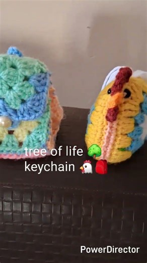 DIY! crochet tree of life! keychain bag !Cock ‪@shraddhakreation1714‬