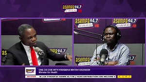 8K views · 145 reactions | New contract with Ghana Health Information Management System (GHIMS) has the full backing with the attorney general. Thorough work has been done, and I can assure Ghanaians that as Minister, i won't take a reckless decision - Kwabena Mintah Akandoh (Health Minister) Watch the live stream here https://www.youtube.com/live/juqoqcD5zHg?si=mY-GHfBYsa9OAxgE #Ekosiisen | Asempa 94.7 FM | Facebook