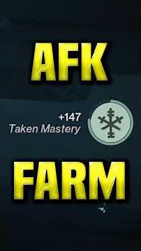 How to AFK FARM Seasonal XP for Eris's Apartment (Taken Ambition / Sigil Stones) 【 Destiny 2 】