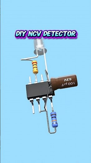 Diy NCV Detector - Non-contact Voltage Detector #ncv #noncontactvoltagetester #diyelectronics