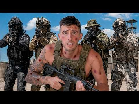 I'M GOING TO WAR FOR THE FIRST TIME!! *MILITARY AIRSOFT FIELD*