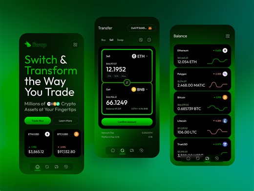 Crypto Wallet & Trading Mobile App