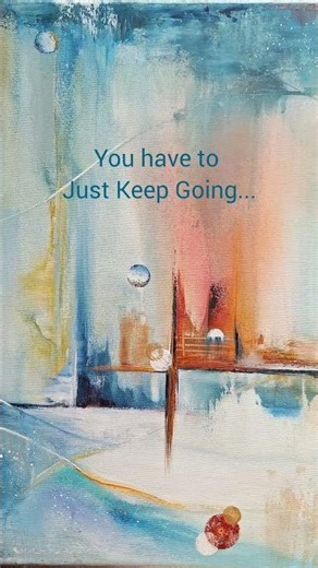 Keep On Adding Layers! 😍Acrylic Abstract Painting Techniques #abstract #abstractlayers #abstracted