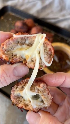 Cheese Stuffed Meatballs