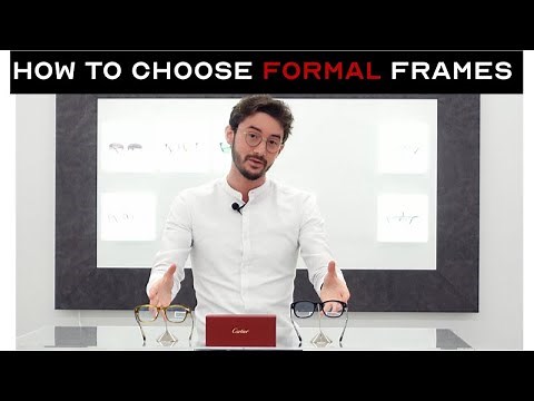 The Best Formal Glasses for Men | Cartier Acetate Frames | How to Choose Eyewear for Work