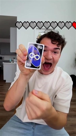 Infinity UNO card in Minecraft Game🤯😱🫢