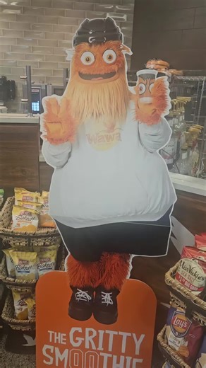 #fyp #delco #flyers #wawa ##philadelphiaflyers Gritty smoothie at Wawa