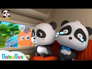 Baby Panda Got Injured | Super Train Rescue Team | Kids Safety Tips | Kids Song | BabyBus Cartoon
