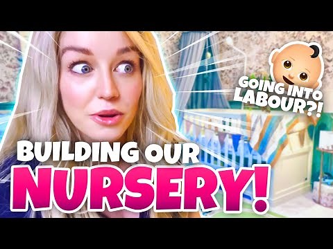 Building our BABY's NURSERY! (but the baby comes half way through...) 👶