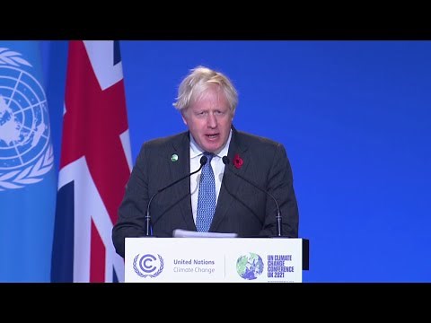 Watch UK PM Johnson's full COP26 opening address